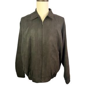 Vintage Alan Stuart Jacket Mens XL Bomber Full Zip Lightweight USA Made